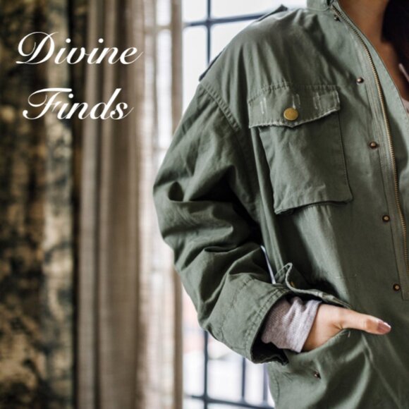 Active USA Utility Hooded Full Zip Jacket Women's 2X Olive Green Style #J7044 - Picture 2 of 5